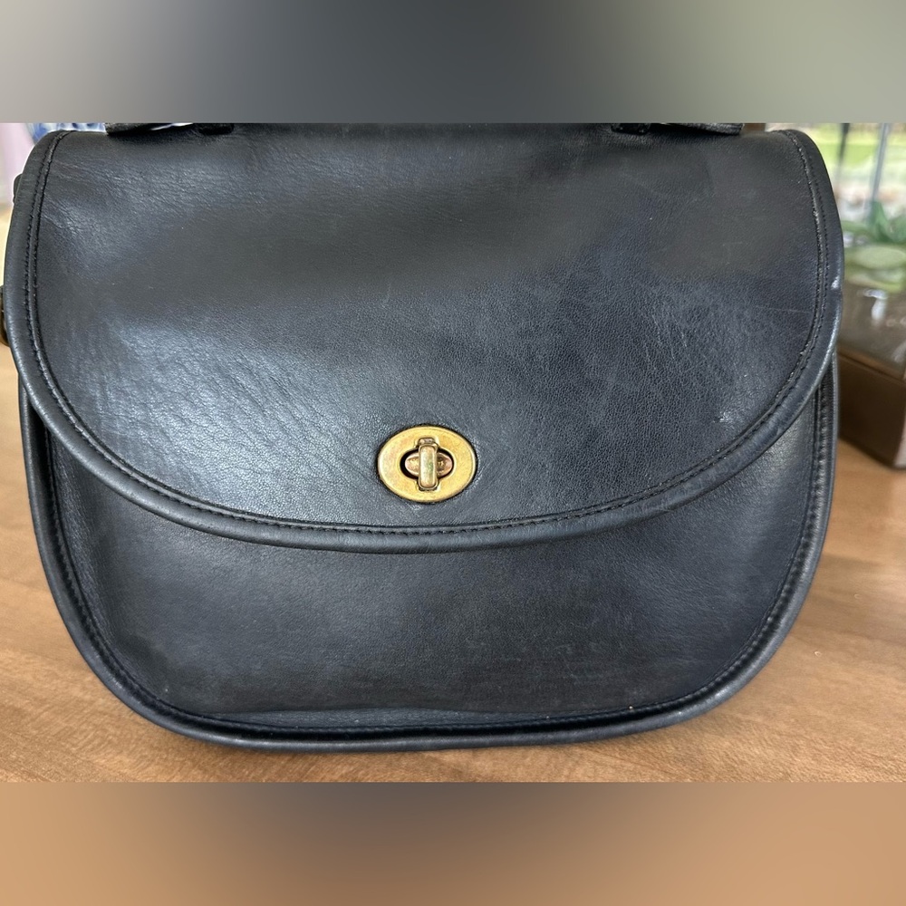 1990’s Rare Vintage Coach Small Plaza Bag Style #9860 - Picture 12 of 16